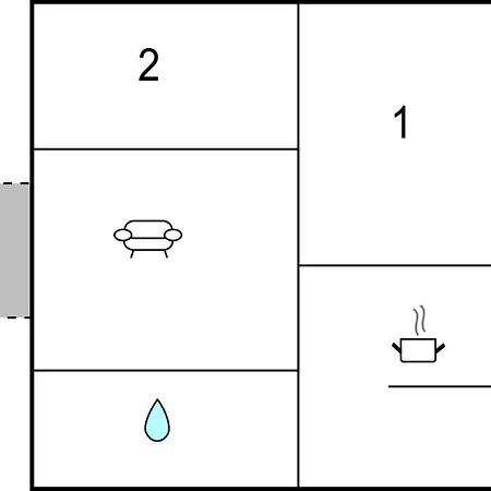 1 Bedroom In 公寓 Börgerende-Rethwisch